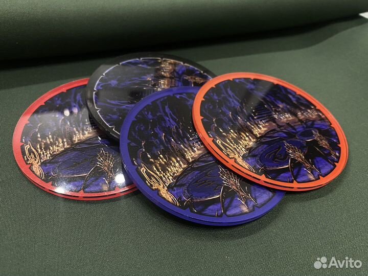 Акриловые жетоны и монеты для настольных игр