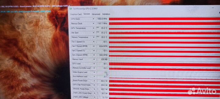 Видеокарта Asus ROG strix 3080