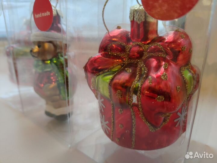Елочные игрушки из стекла