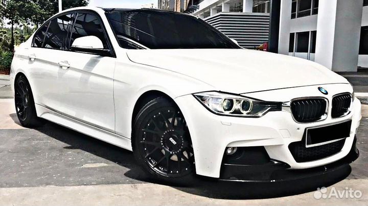 Губа сплитер на бампер bmw 3 f30 M packet