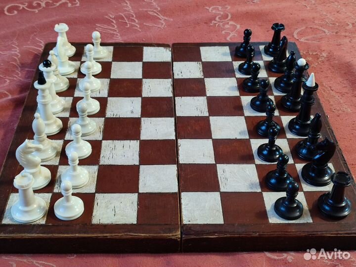 Шахматы карболитовые,40на40см,ссср