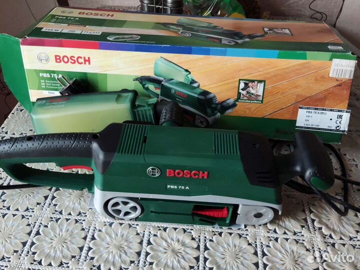 Ленточная шлифмашина bosch pbs75a