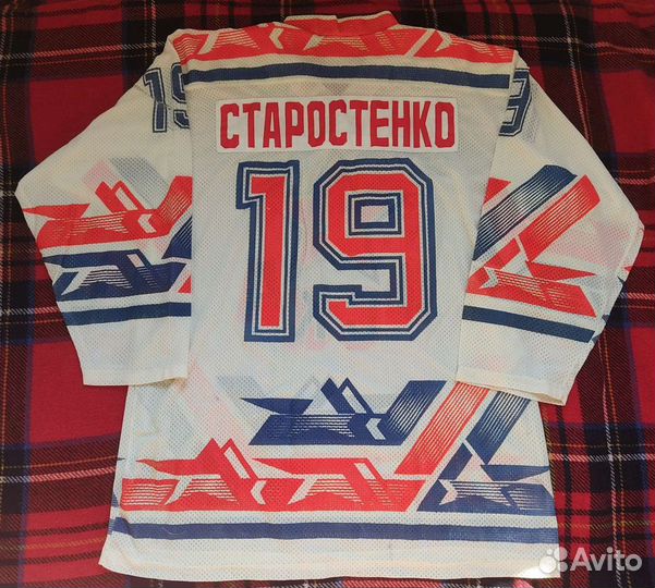 Хоккейный игровой свитер хк цска 1991г