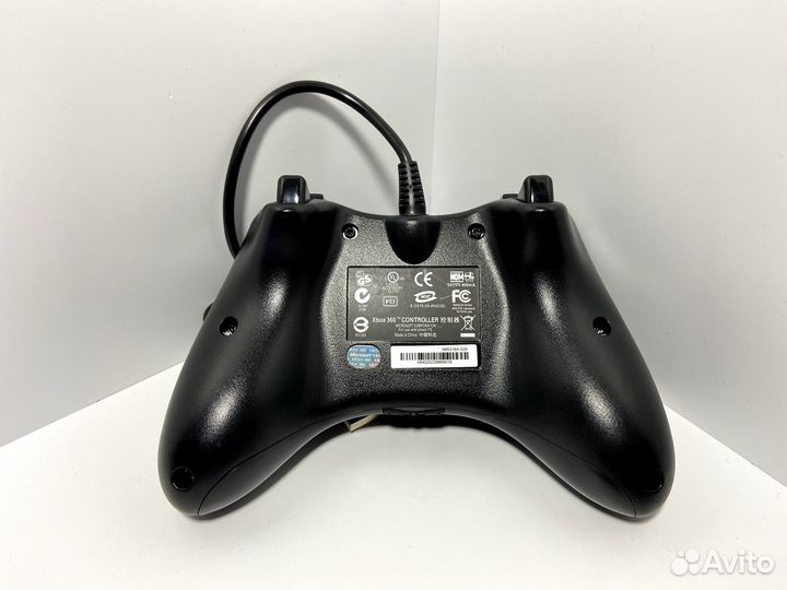 Xbox 360 геймпад проводной (черный)