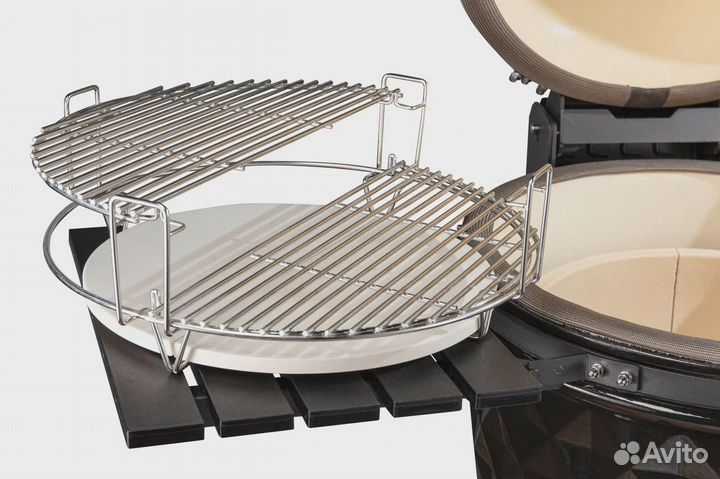 Керамический гриль Diamond Egg Xl (Серый)