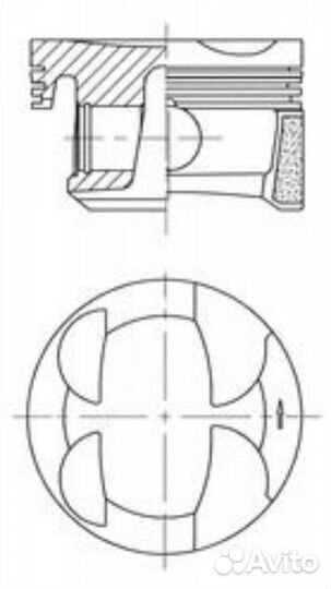 Kolbenschmidt 41 705 600 Поршень