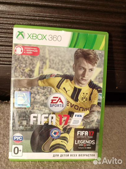 Диск на xbox 360 FIFA 17 лицензионный