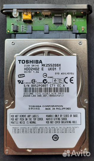 Внешний HDD диск Transcend StoreJet 250 GB SATA