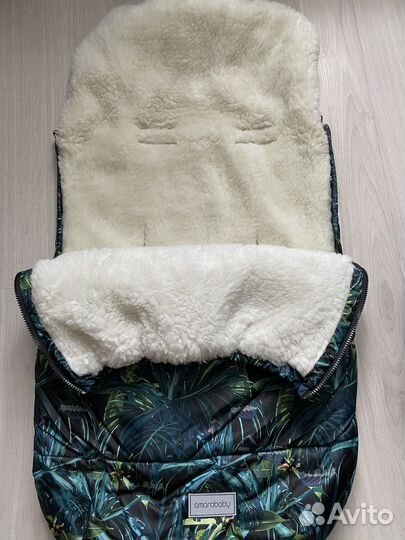 Зимний меховой конверт