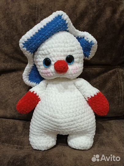 Снеговик ручная работа