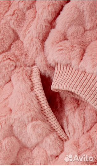 Куртка бомберC&A из искусств. меха на девочку р 98