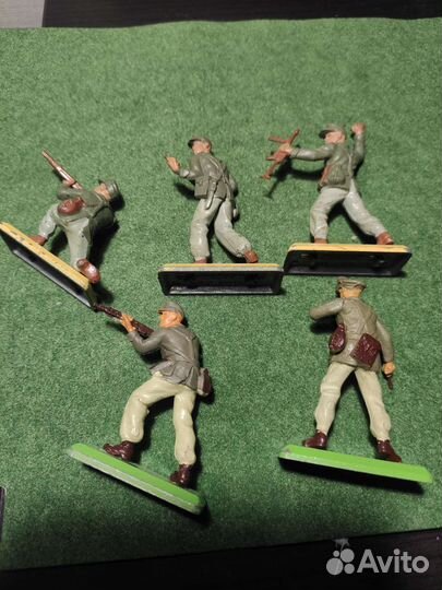 Солдатики britains deetail африканский корпус немц