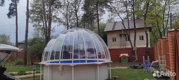 Павильон для бассейна. Купол для бассейна
