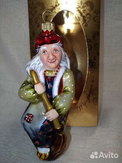 Елочная игрушка баба яга. Ариель
