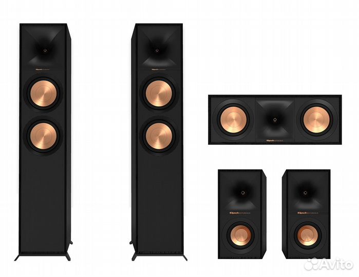 Комплект акустики 5.0 Klipsch R-600F+R-40M +R-50C