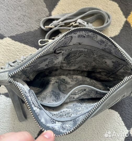 Сумка из натуральной замши 19*28