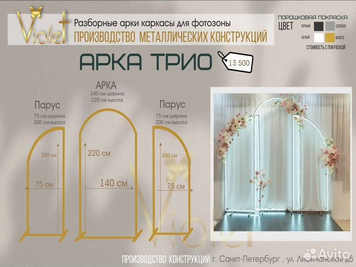 Арка для фотозоны