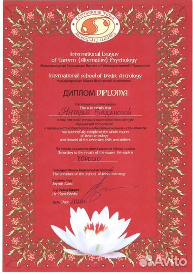 Астролог, натальная карта