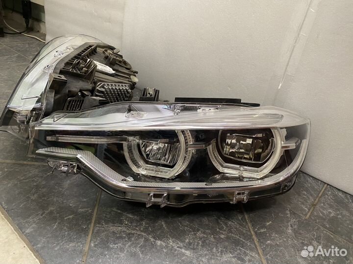 Фара BMW F30 led хром