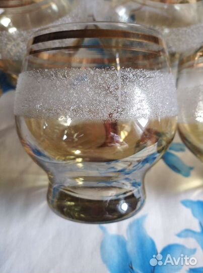 Стаканы цветное стекло СССР
