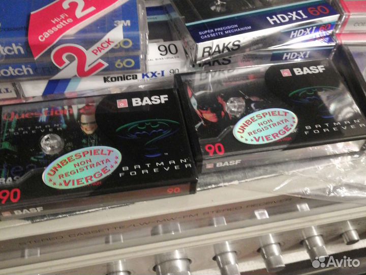 Аудиокассеты запечатанные