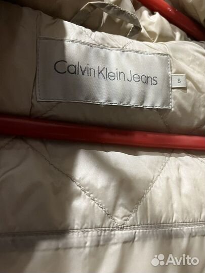 Calvin klein пуховик женский s