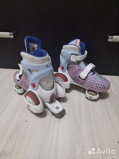 Роликовые коньки детские раздвижные