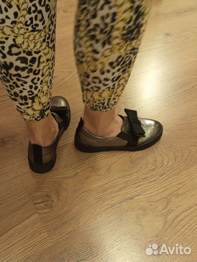 Лоферы женские 38 размер натуральная кожа