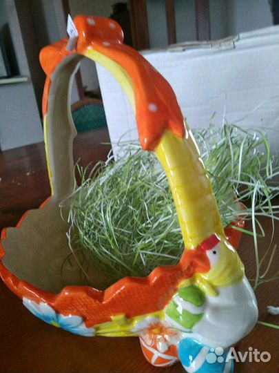 Корзина для пасхальных яиц