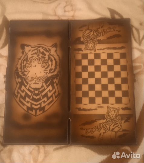 Нарды ручной работы бу