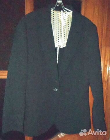 Пиджак чёрный Глория Джинс на девочку рост152