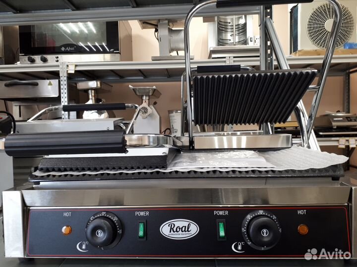 Гриль прижимной 2 зоны нагрева