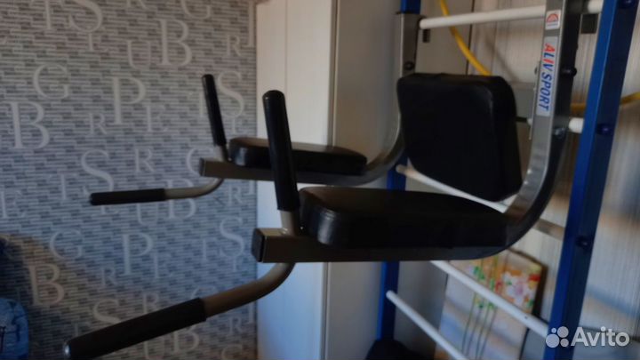 Навес для пресса + брусья на шведскую стенку