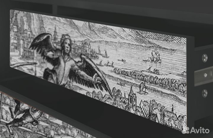 Тв-тумба T4 - Антрацит - Departure of the Angel