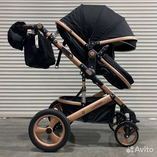 Коляска трансформер 3в1 luxmom 518 new