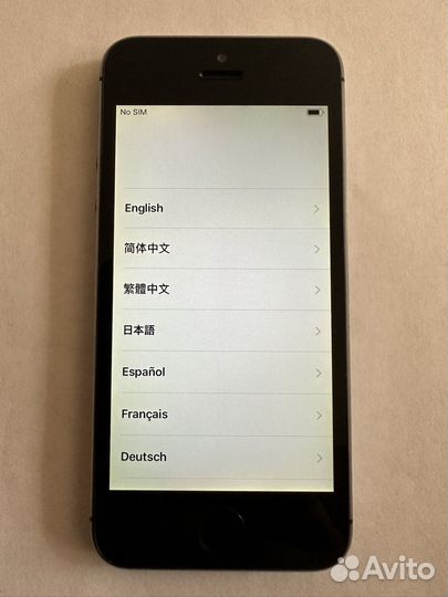 iPhone 5S 16 gb Space Gray
