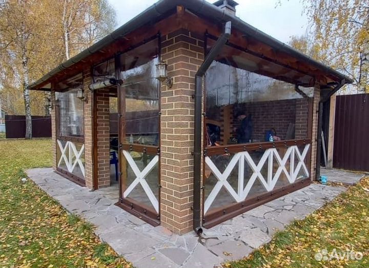 Мягкие окна для беседок и веранд