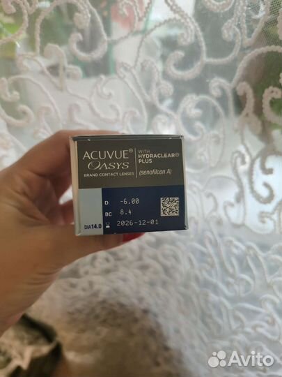 Линзы контактные acuvue oasys двухнедельные