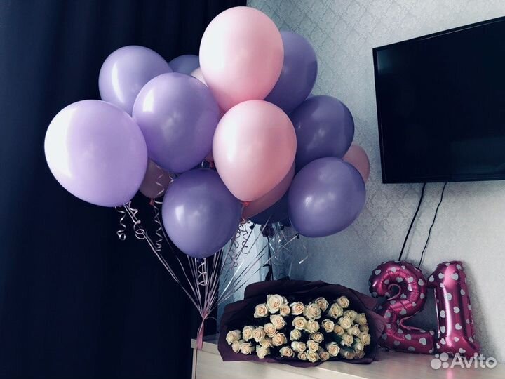 Цветы и Шарики Доставка в любое время