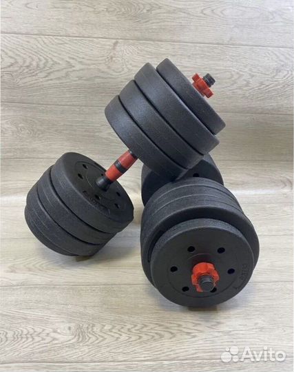 Гантели разборные обрезиненные