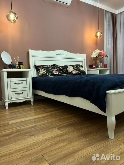 Тумба прикроватная массив Бука 