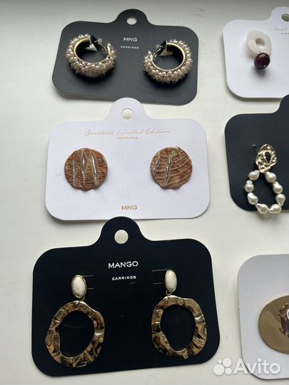 Серьги бижутерия Mango