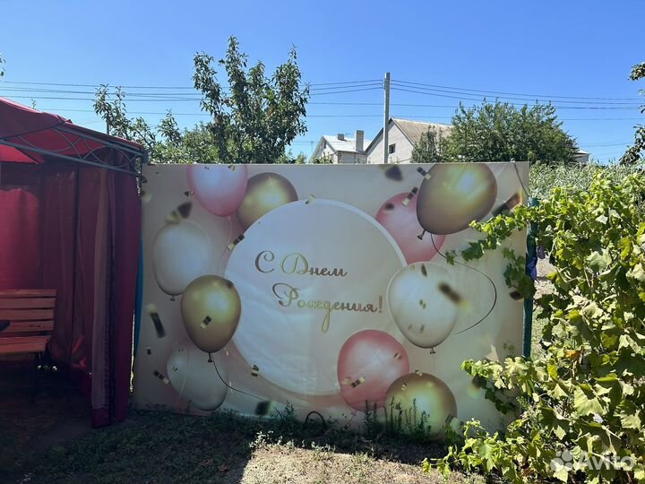 Баннер на день рождения