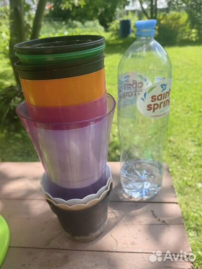 Горшки для цветов пластиковые