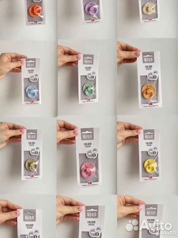 Соска пустышка bibs 0-6, 6-18