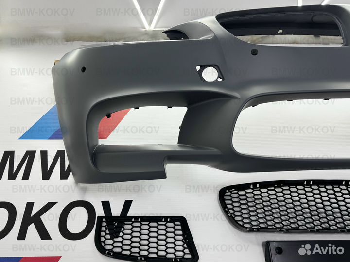 Передний бампер для BMW F10 в стиле M5 PP-пластик