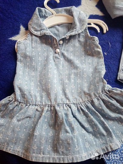 Джинсовки для девочек до года