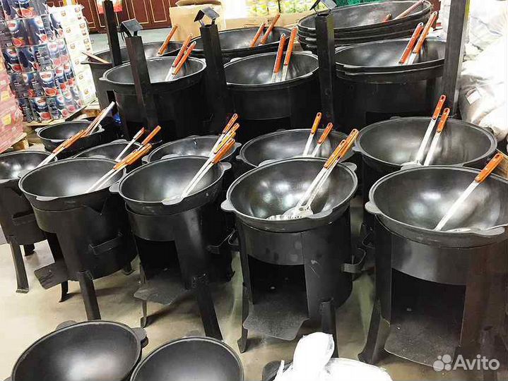 Казаны чугунные, от 3,5л,Узбекские, город Наманган