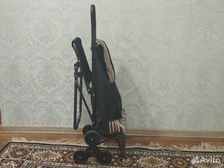 Сумка тележка со складным стулом