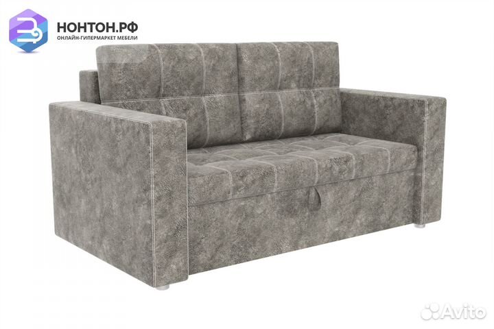 Диван еврокнижка Смарт серый